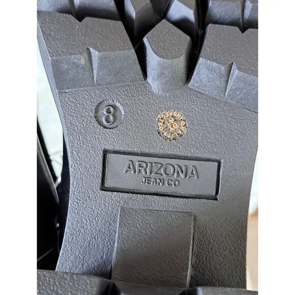 NEW Y2K Black Chunky Mary Jane Platform Shoes Goth Buckle Lug Sole Women's 8 - Picture 7 of 7